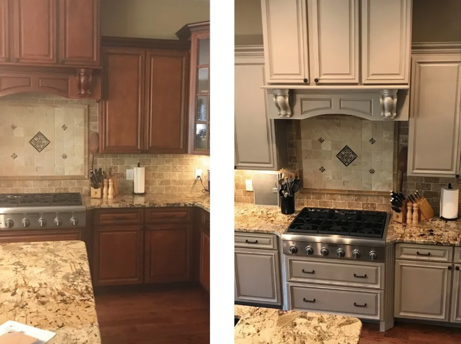 Kitchen cabinet makeover
