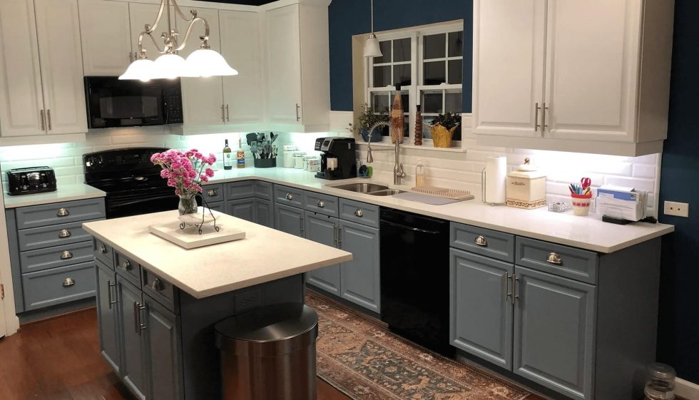 Kitchen cupboard makeover Charlotte NC: Lacquer vs paint